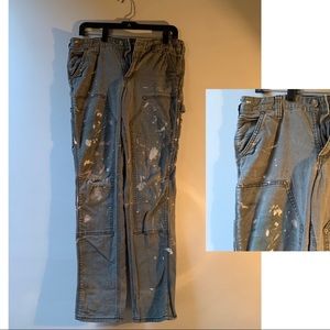 Distressed Cathcart paint pants